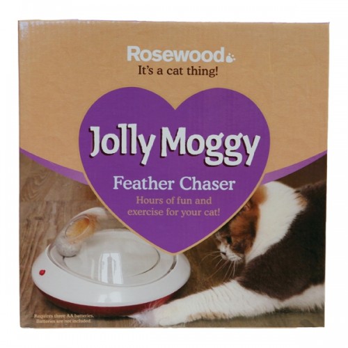 Rosewood Jolly Moggy Feather Chase Toy