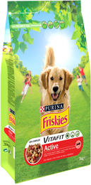 Friskies Adult Active Vaca 18 Kg