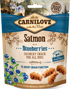 Carnilove Dog Snack Crunchy Snack Salmon with Blueberries 200 gr