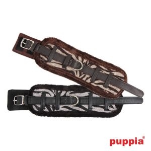 Puppia Coleira Modern Zebra Neckguard