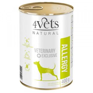 4Vets Allergy  Alimento em pate para cao adulto com alergias