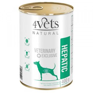 4Vets Hepatic Alimento em pate para cao com insuficiencia hepatica