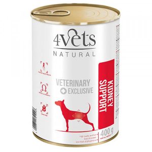 4Vets Kidney Support  Alimento em pate para cao com insuficiencia renal