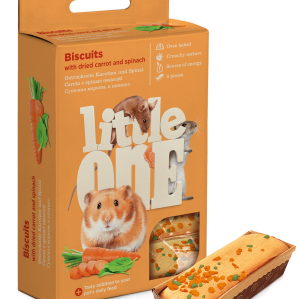 Little One Biscuits with dried carrot and spinach for small animals