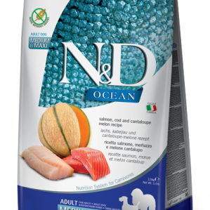 Farmina ND Ocean Dog Salmon Cod e Cantaloupe Melon Adult