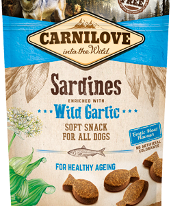Carnilove Dog Soft Snack Sardines e Wild Garlic 200 gr