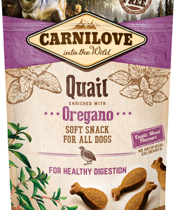 Carnilove Dog Soft Snack Quail E Oregano  200 gr