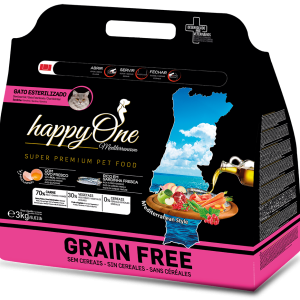 HappyOne Mediterraneum GATO ESTERILIZADO - SARDINHA
