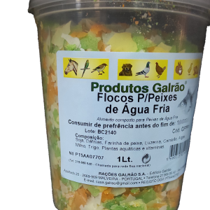 Flocos para peixes de Agua Fria