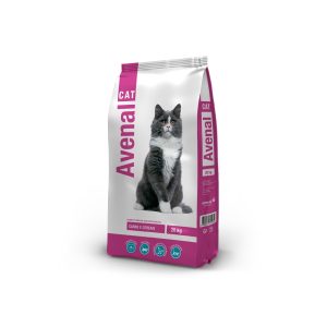 Avenal - Racao seca para gato adulto - Carne e cereais