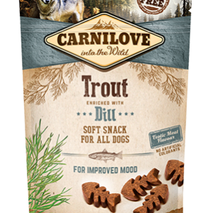 Carnilove Dog Snack Soft Trout with Dill 200 gr