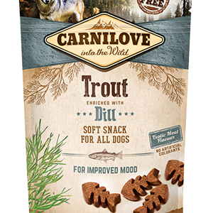 Carnilove Dog Snack Soft Trout with Dill 200 gr
