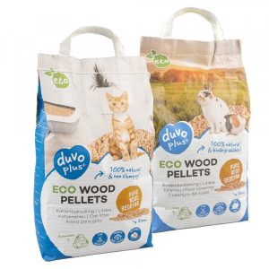 Duvo Areia Ecologica De Madeira Em Pellets Para Gatos E Roedores