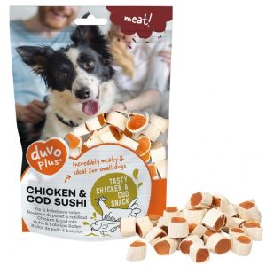 Duvo Meat Snacks Chicken e Cod Sushi  180 gr
