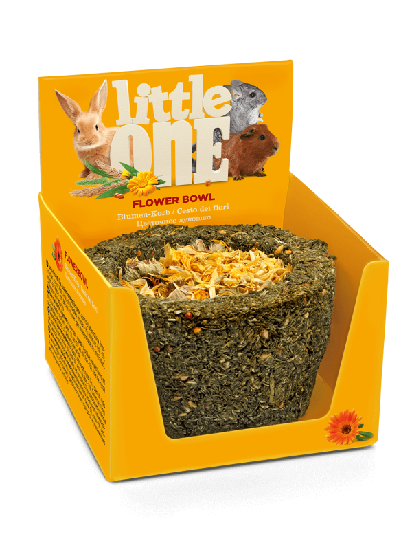 LITTLE ONE  TREAT TOY FLOWER BOWL