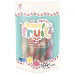Ferribiella  Snacks Vegetais Para Caes Bone Fruit Twists