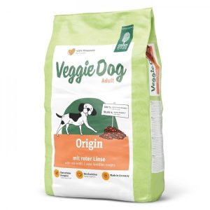 Green Petfood VeggieDog Origin Cao Adulto  Lentilha Vermelha