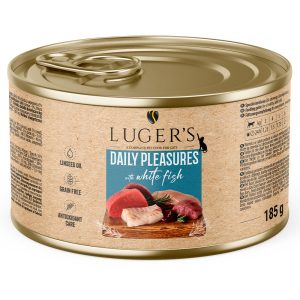 Luger s Daily Pleasures Wet Cat Peixe Branco 185 Gr