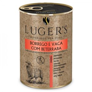 Luger s Wet Dog  Borrego E Vaca Com Beterraba 400 Gr