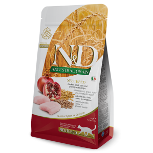 Farmina ND Low Ancestral Grain Cat Neutered Chicken Pomegranate