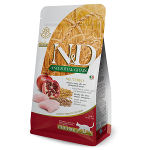Farmina ND Low Ancestral Grain Cat Neutered Chicken Pomegranate