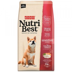 Picart Nutribest Premium Puppy Sensitive  Salmao E Arroz