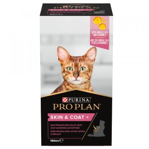 Pro Plan Skin e Coat Suplemento Para A Saude Da Pele E Do Pelo Para Gatos 150 ml
