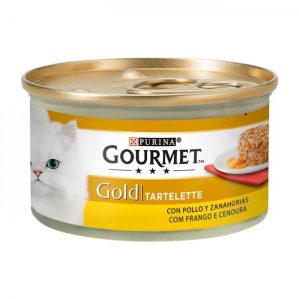 Gourmet Gold Tartelette para gato - Frango com cenouras