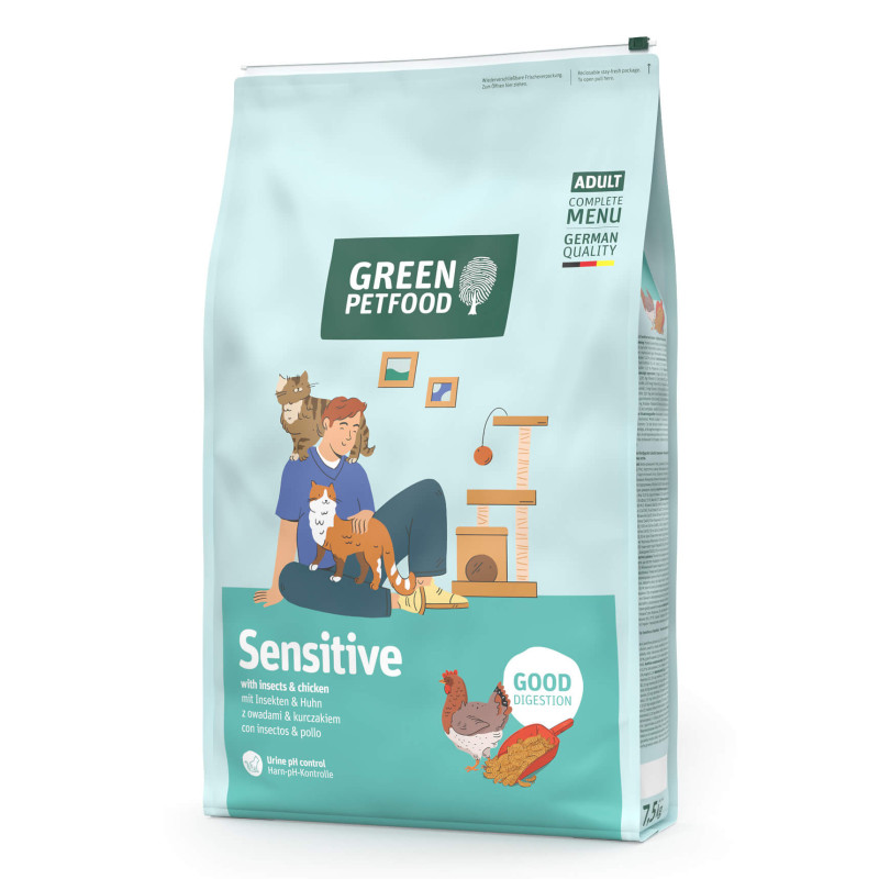 Green PetFood FairCat Safe Gato Adulto - Inseto