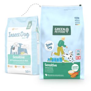 Green Petfood InsectDog Sensitive Cão Adulto - Inseto E Arroz