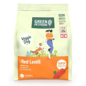 Green Petfood VeggieDog Origin Cão Adulto - Lentilha vermelha