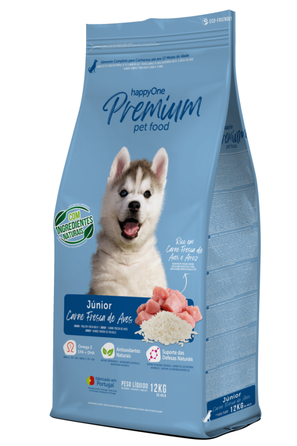 HappyOne Premium Cao Júnior Carne Fresca