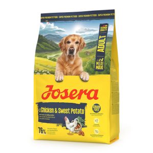 Josera -Ração Seca sem Cereais para Cão Médio/Grande - Frango e Batata Doce