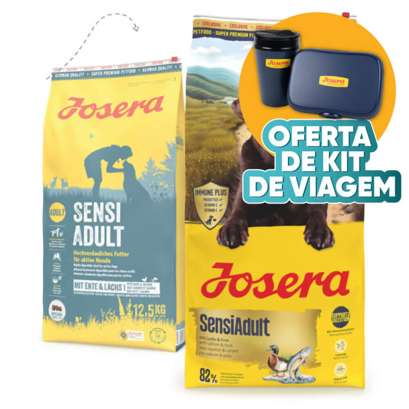 Josera Sensi Adult Cães Ativos com Sensibilidade Pato e Salmão - Image 2
