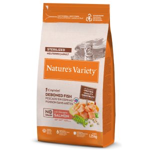 Nature's Variety Selected No grain Gato adulto esterilizado - Salmão da noruega