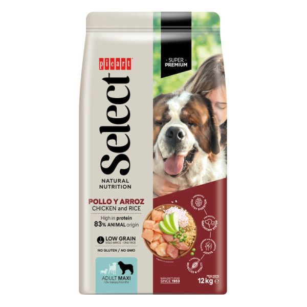 Picart Select Cão Maxi Adulto - Frango e Arroz 12 kg - Image 2