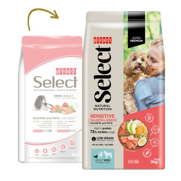 Picart Select Dog Mini Salmao e Arroz - Image 2
