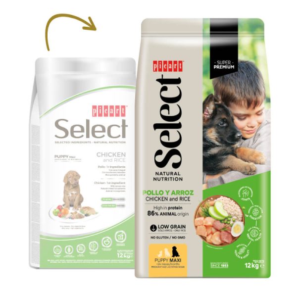 Picart Select Puppy Maxi - Frango e Arroz 12 Kg