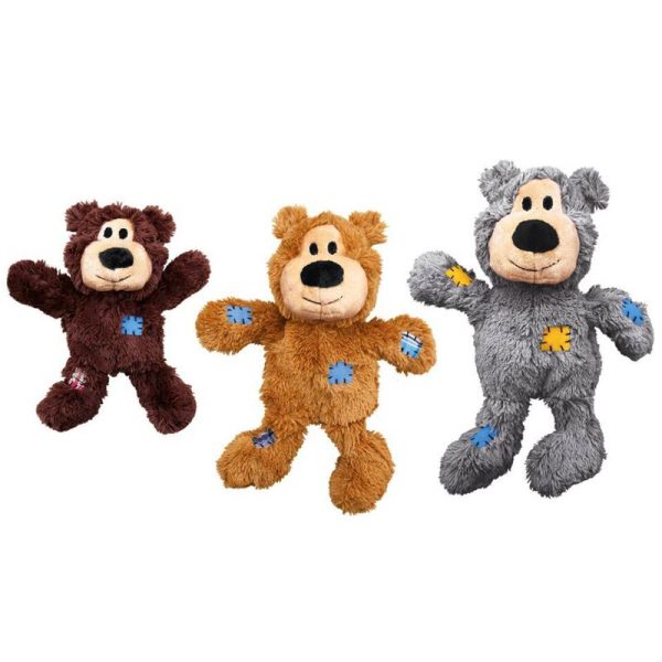 Kong Cat Softies Patchwork Bear - Image 2