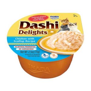 Dashi Delights alimento húmido Gato em caldo (70g)