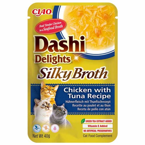 Dashi Delights Silky Broth alimento húmido Gato em caldo (40g) - Image 3