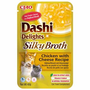 Dashi Delights Silky Broth alimento húmido Gato em caldo (40g)