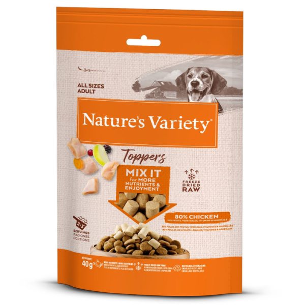 Nature's Variety Freeze Dried Topper para cão 40 Gr