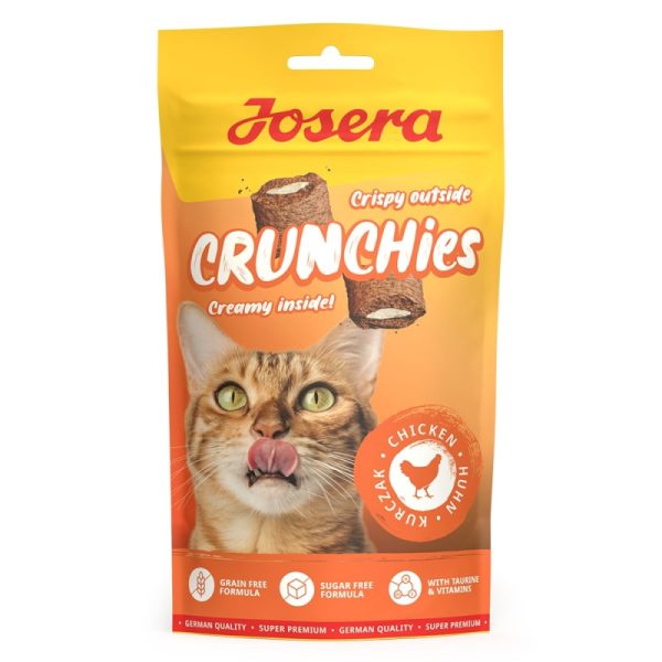 Josera - Snacks Crunchies com Recheio de Frango para Gato 60 gr