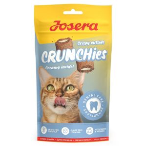 Josera - Snacks Crunchies com Recheio para Cuidado Dental para Gato 60 gr