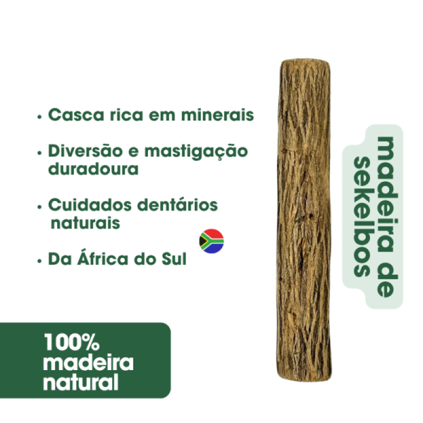 Kaudas - Sticks naturais de madeira da África do Sul para cão - Image 5