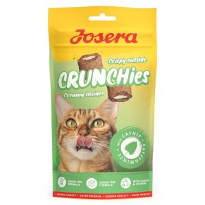 Josera - Snacks Crunchies com Recheio de Catnip para Gato 60 Gr