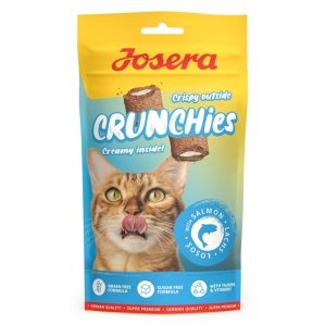 Josera - Snacks Crunchies com Recheio de Salmão para Gato 60 gr