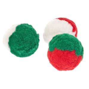 Ferribiella Bolas de Natal de Brincar para Gato
