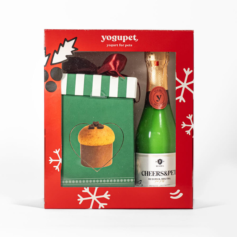 Yogupet - Caixa de Natal com Champanhe + Caixa de Panetone - Image 2